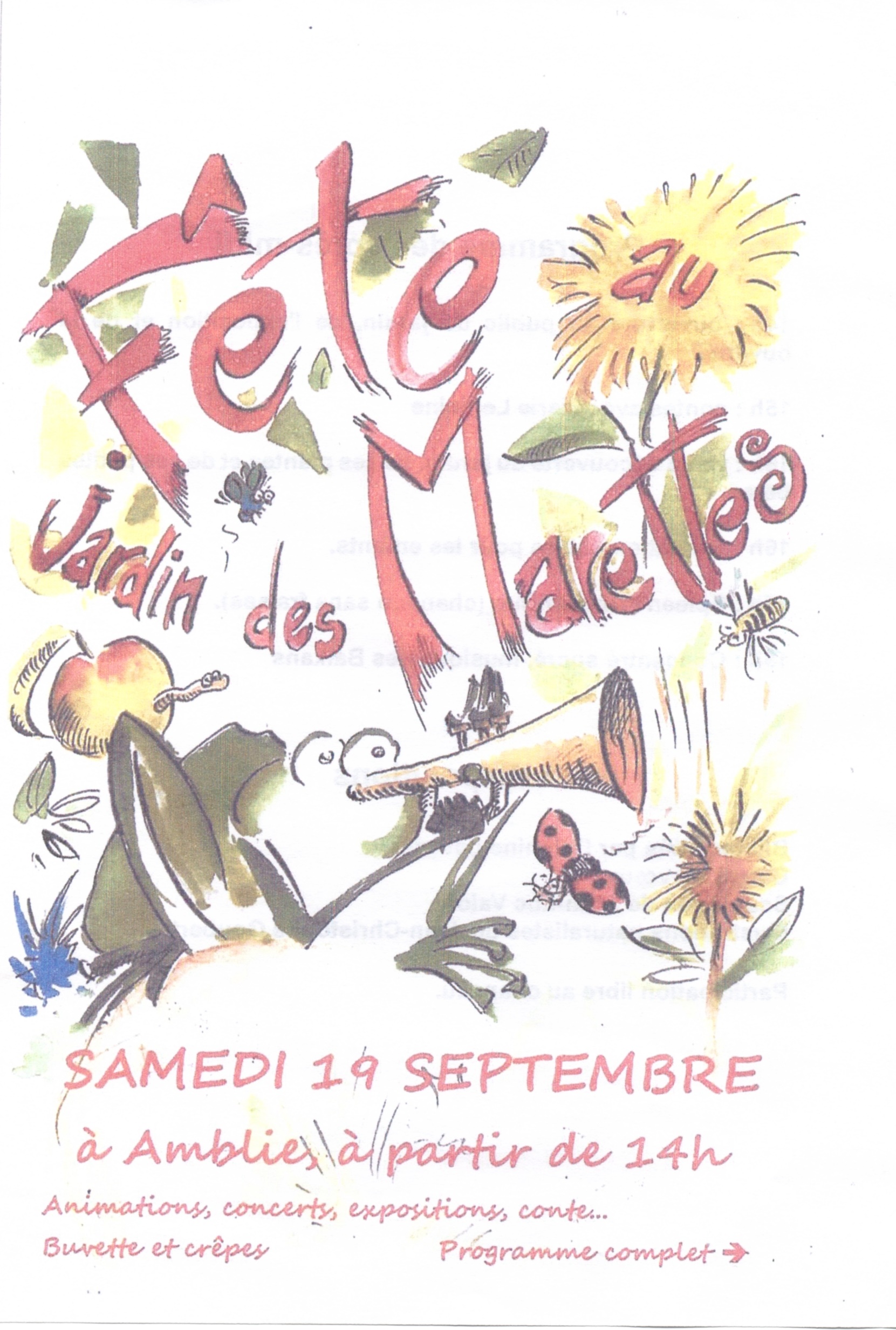 Fête au Jardin des Marettes 