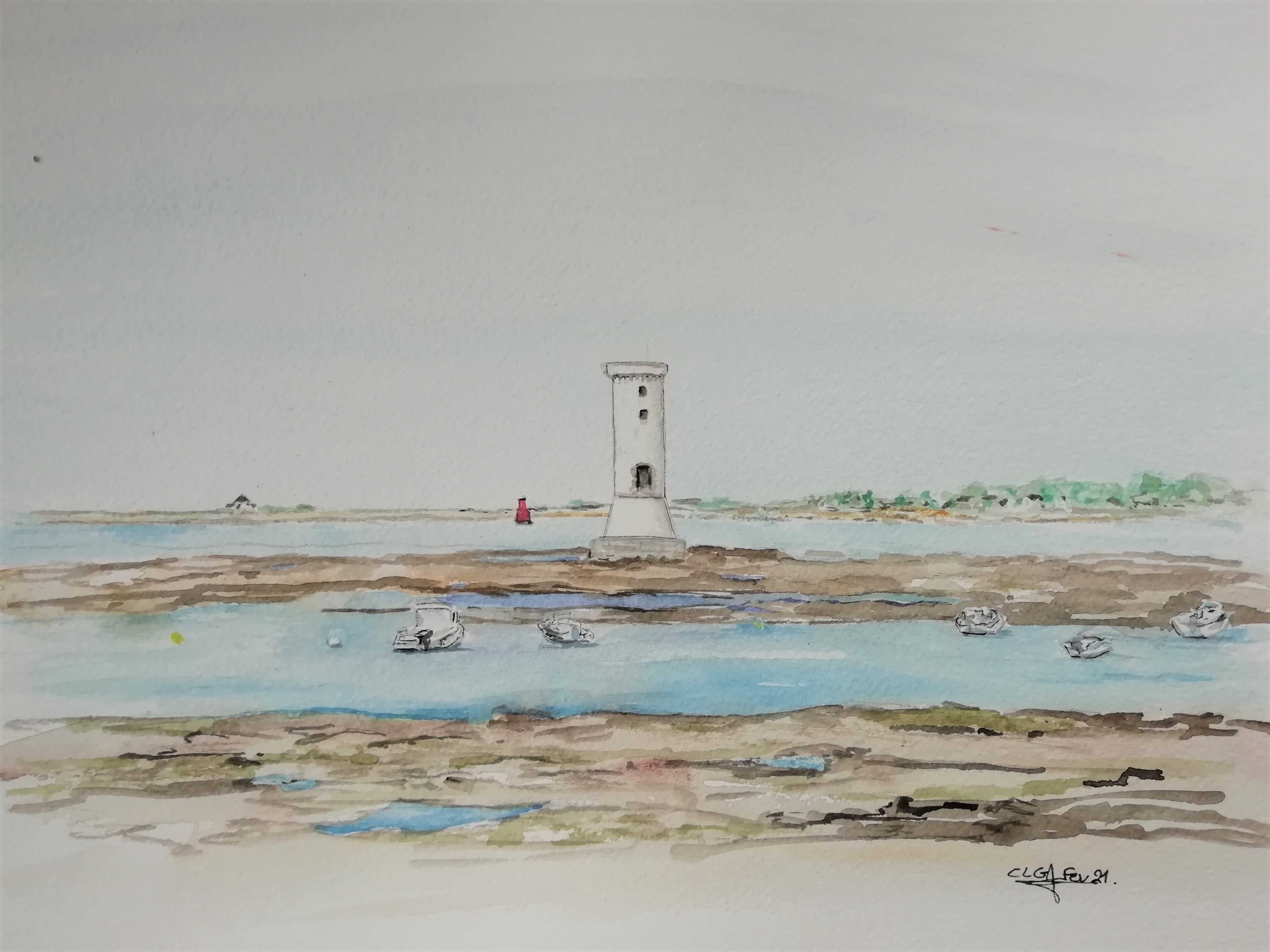 La tour des anglais paysage