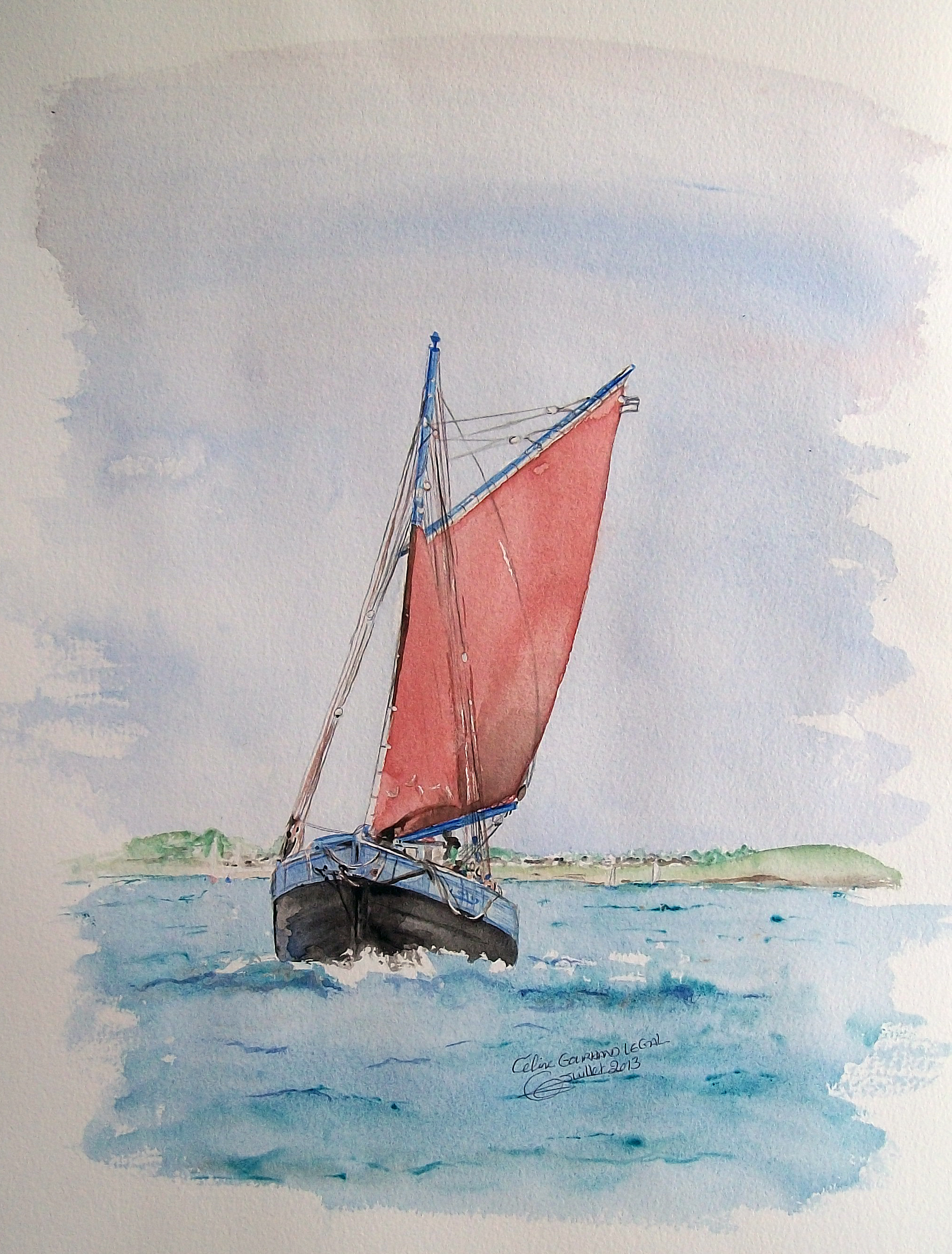 175 vieux grement dans le golfe du morbihan