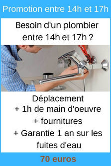 Promotion plombier Marne-la-Coquette