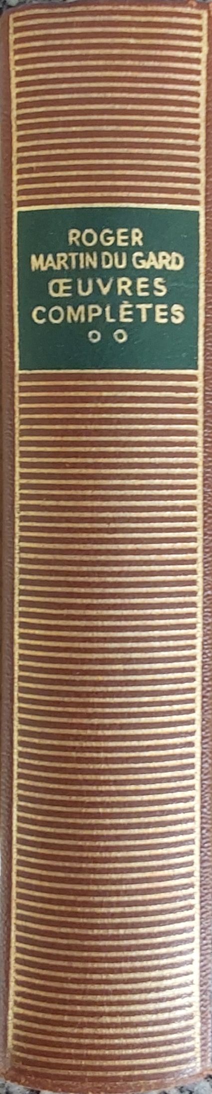 Volumes 114 de Roger Martin du Gard dans la Bibliothèque de la Pléiade.