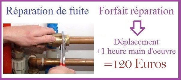 Réparation fuite d'eau Le Blanc-Mesnil