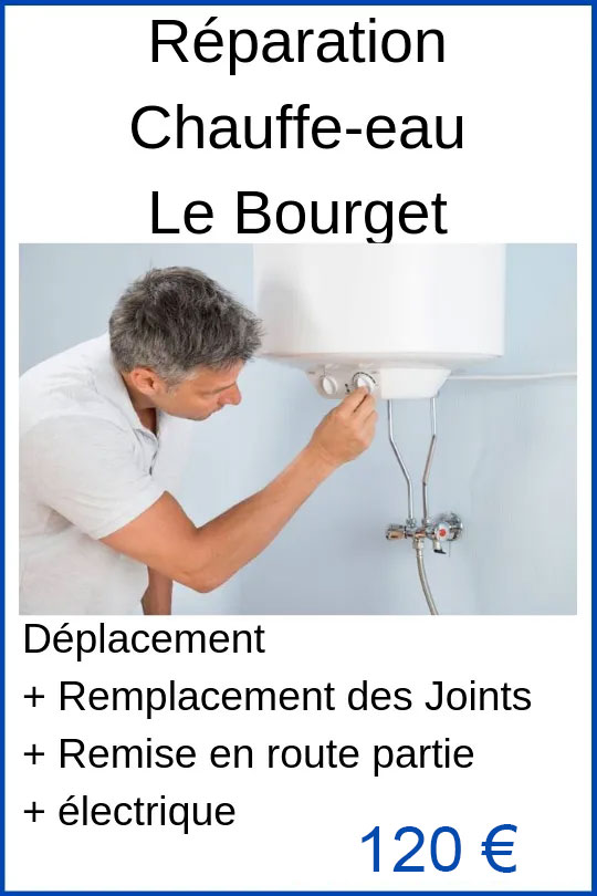 Re paration Chauffe eau Le Bourget