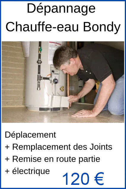 Re paration Chauffe eau Bondy