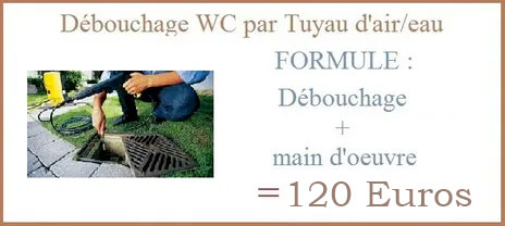 Débouchage wc Le Blanc-Mesnil