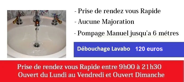 Debouchage lavabo Le Blanc Mesnil 