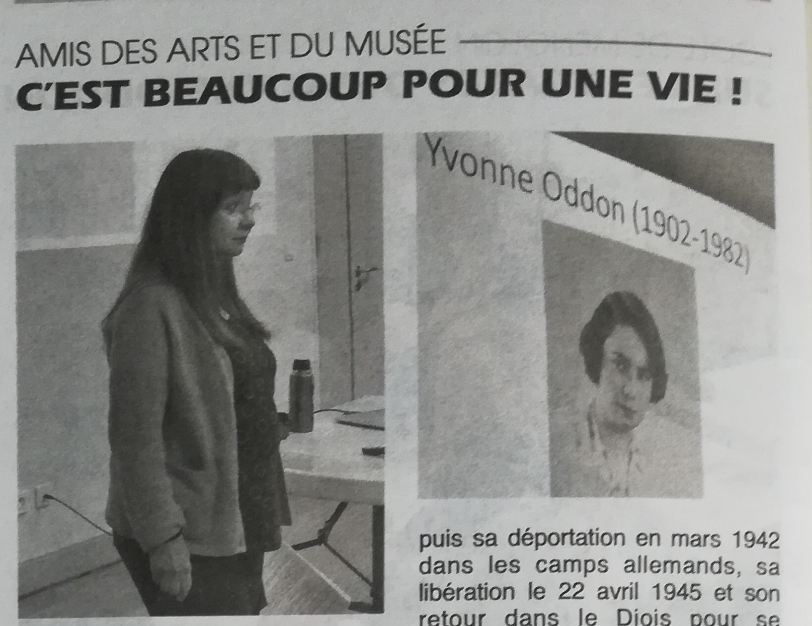 Yvonne Oddon - C'est beaucoup pour une vie !