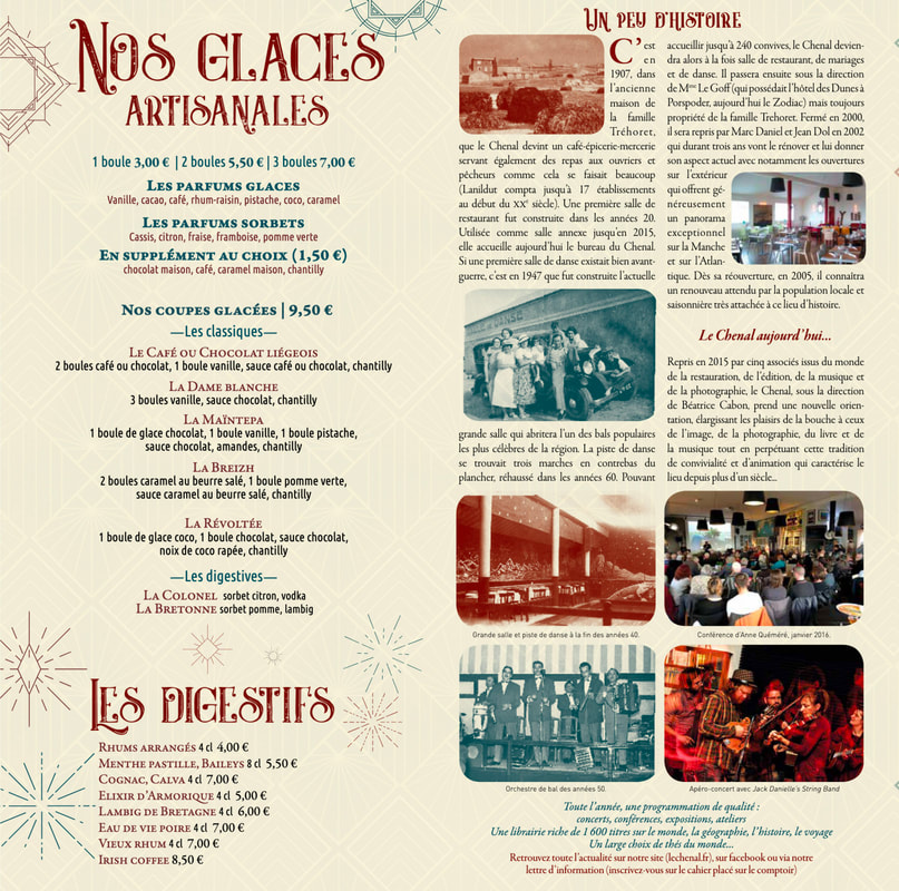 Carte le chenal 2024 juin glaces