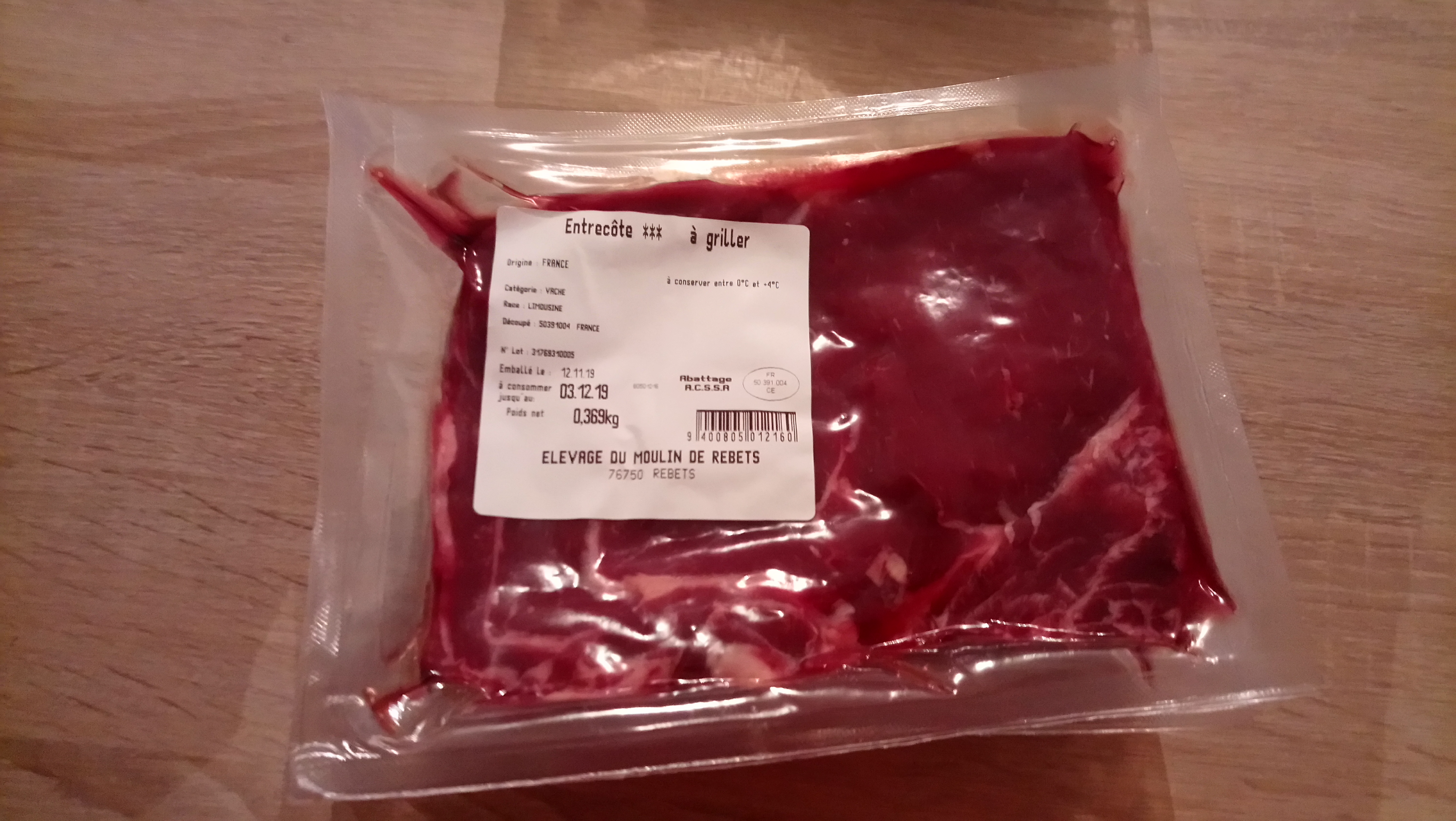 Entrecote de boeuf 