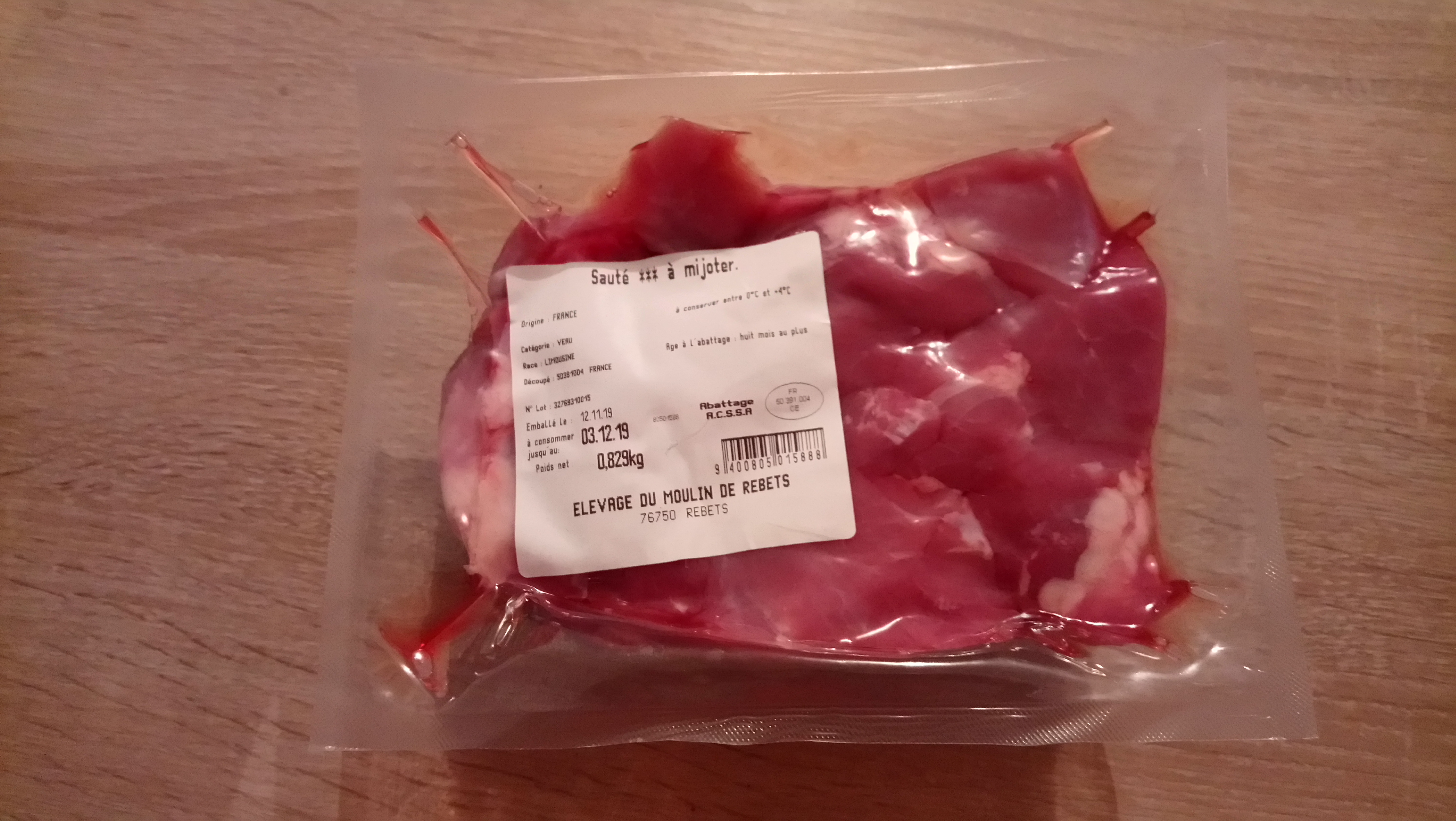 Saute de veau