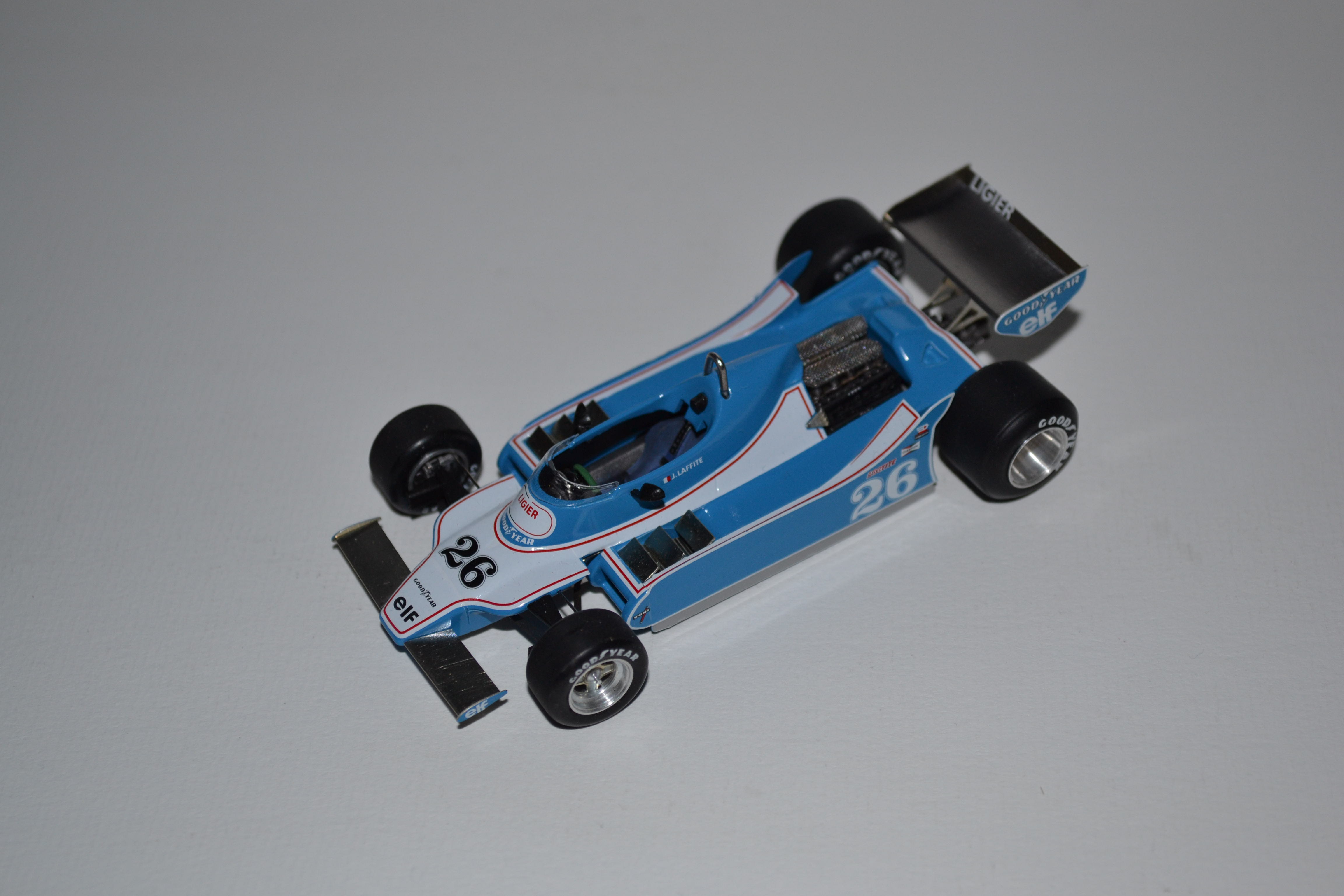 Ligier JS11
Jacques Laffite
Saison 1979  
TAMEO KIT
Echelle 1/43e
Prix : 115 euros