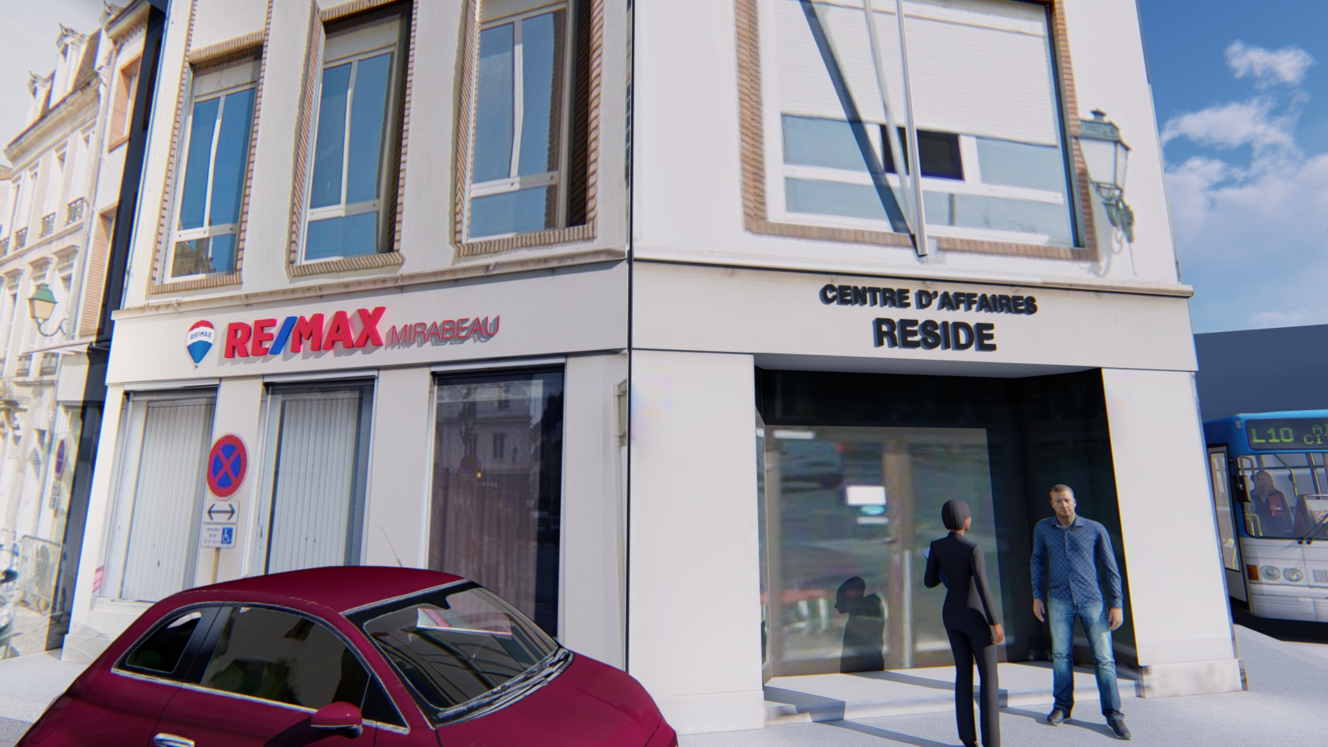 Vue enseigne remax 2 bp