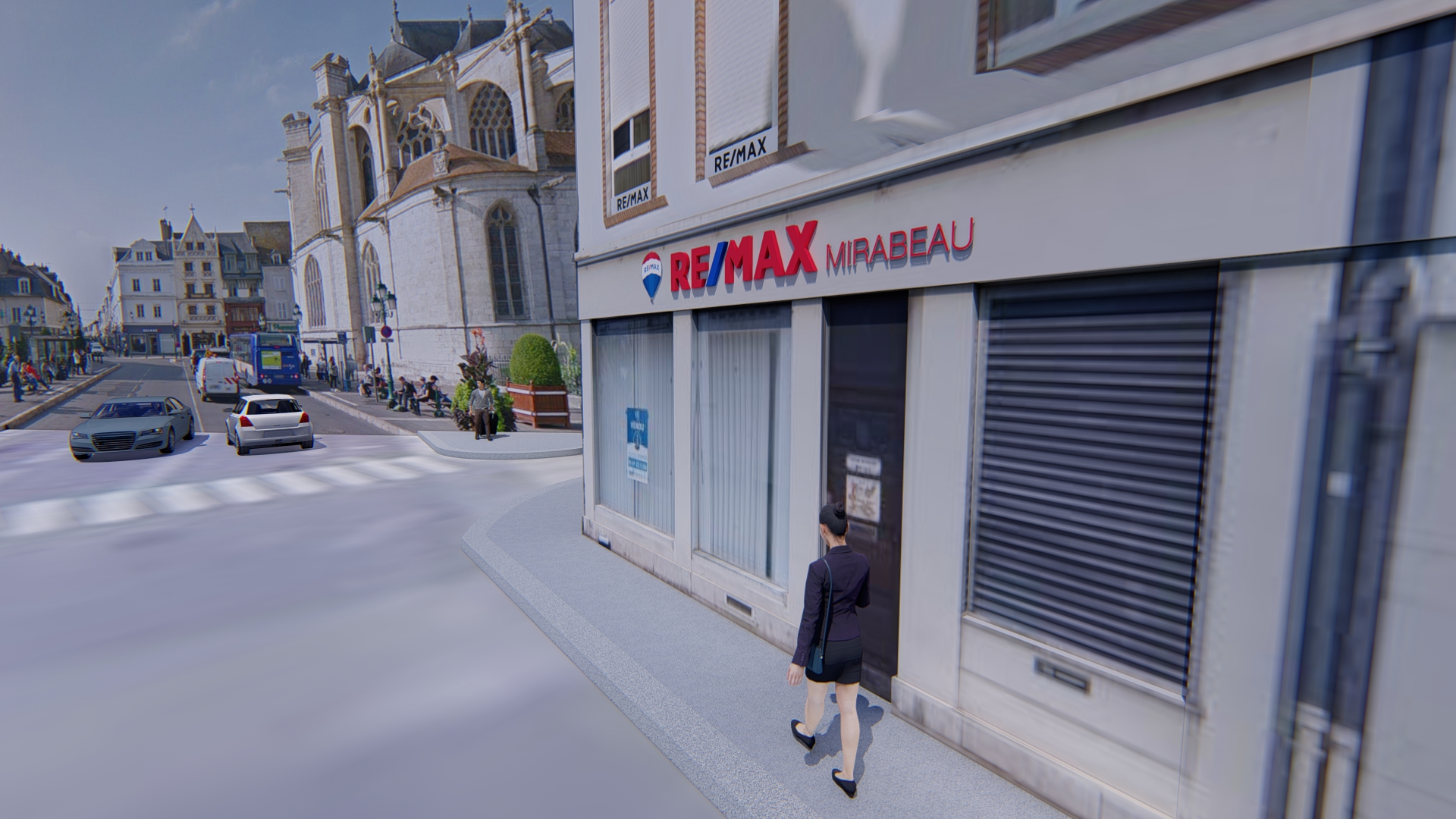 Vue enseigne remax 5 bp