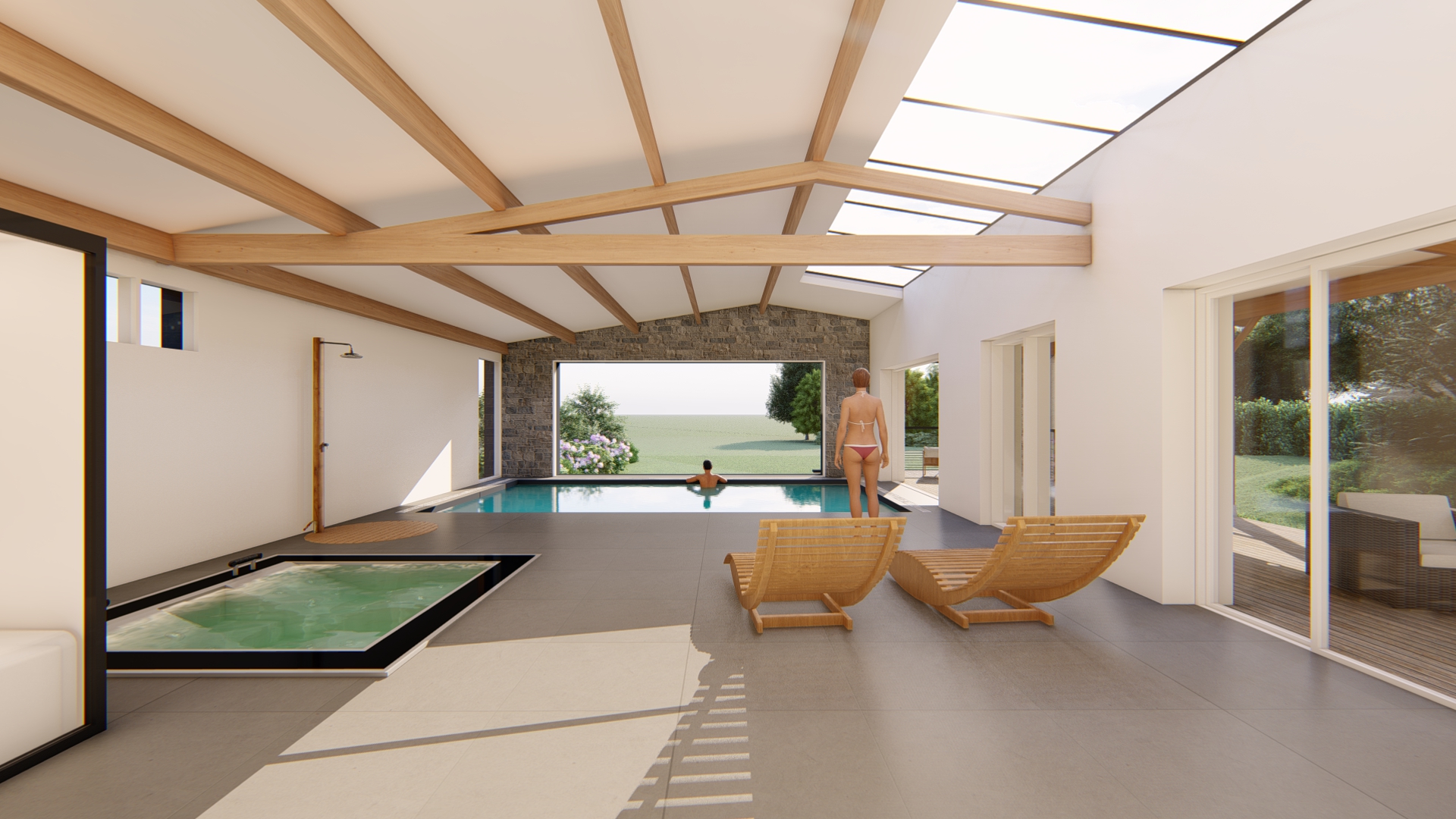 Perspective piscine
