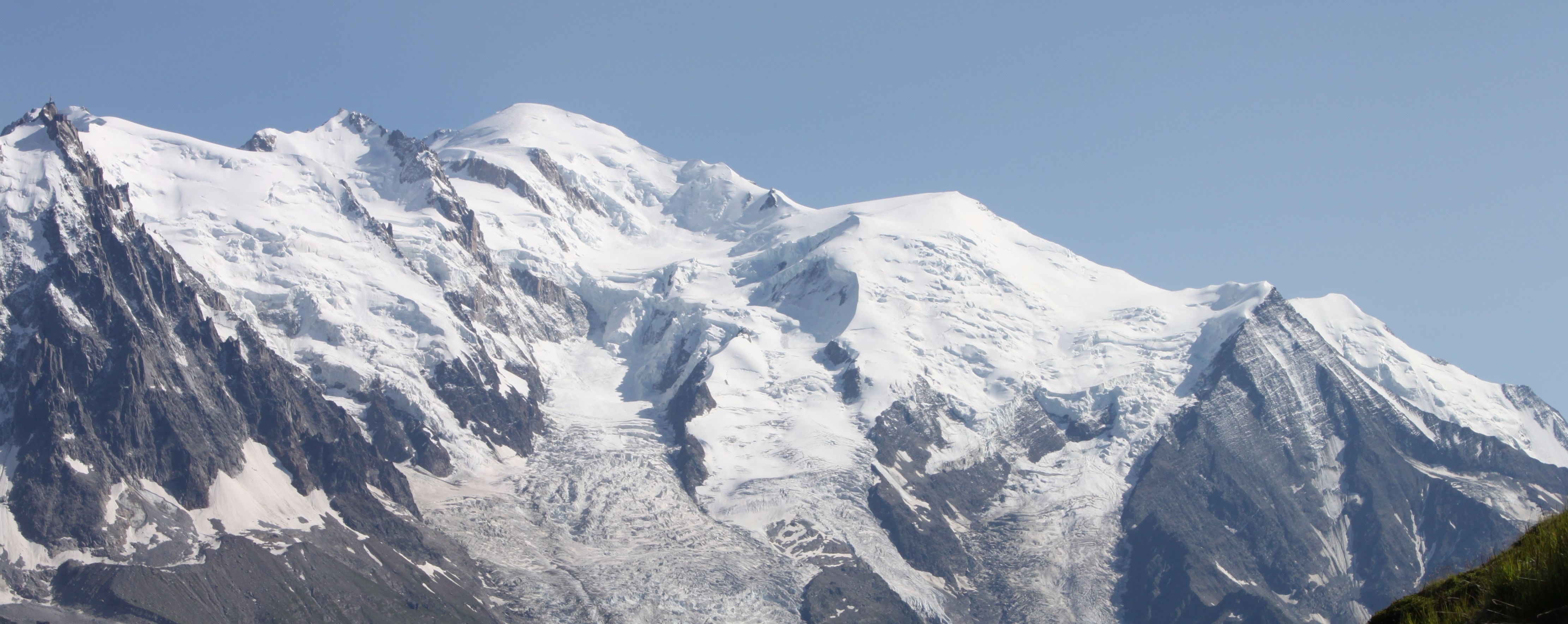 Aiguille du Midi, Mont-Blanc du Tacul, Mont Maudit, Mont-Blanc, Dôme du Goûter, Aiguille du Goûter, Aiguille de Bionnassay / Massif du Mont-Blanc - Photos Alpes françaises