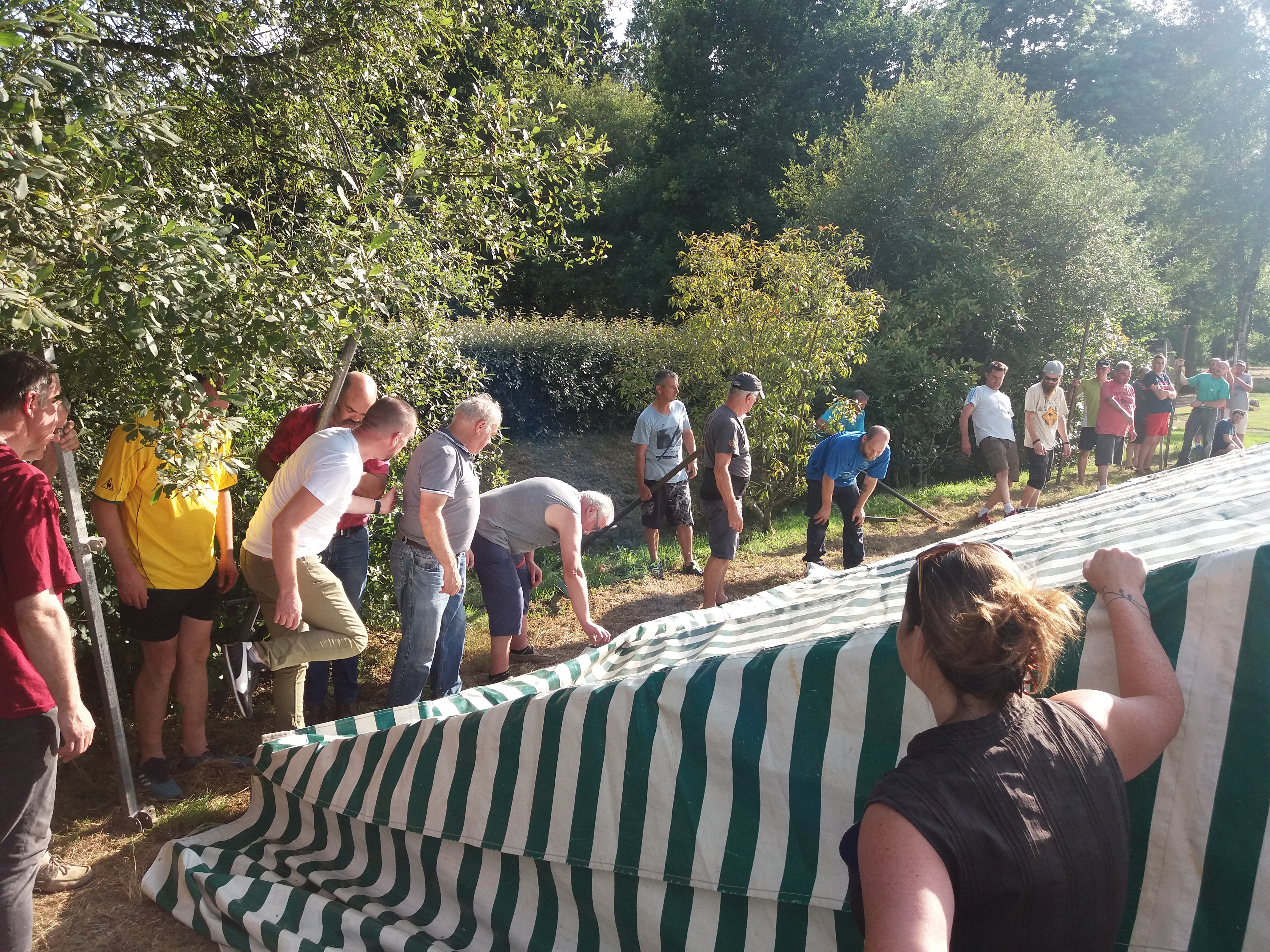 Montage du chapiteau 2019 1 