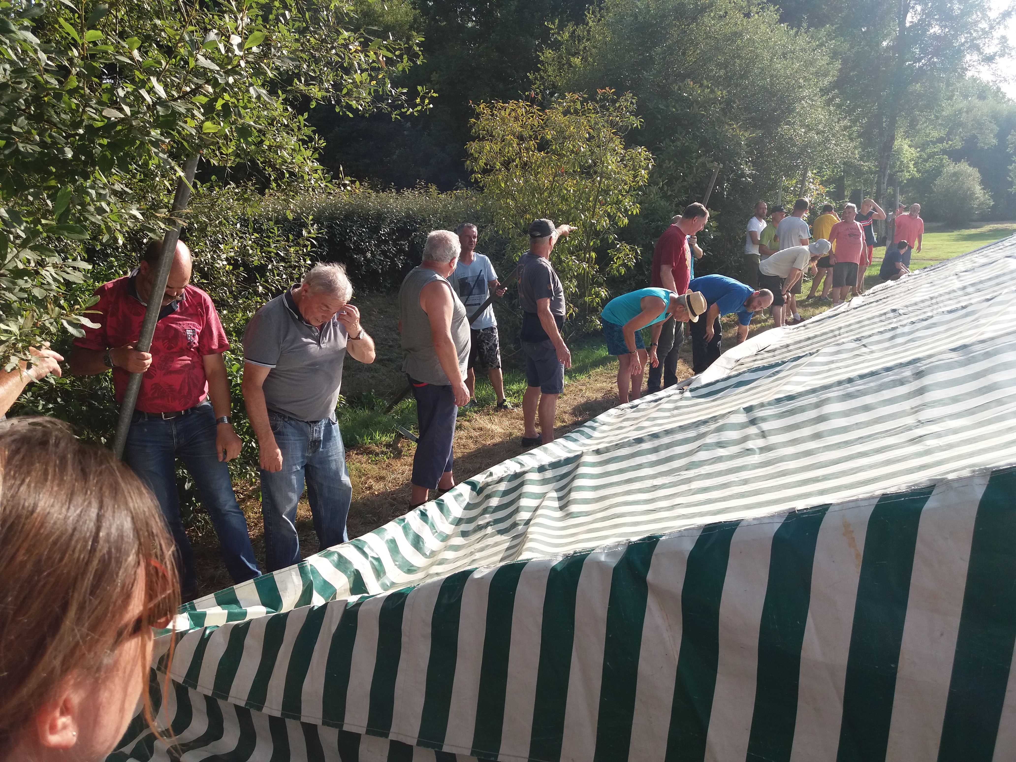 Montage du chapiteau 2019 4 