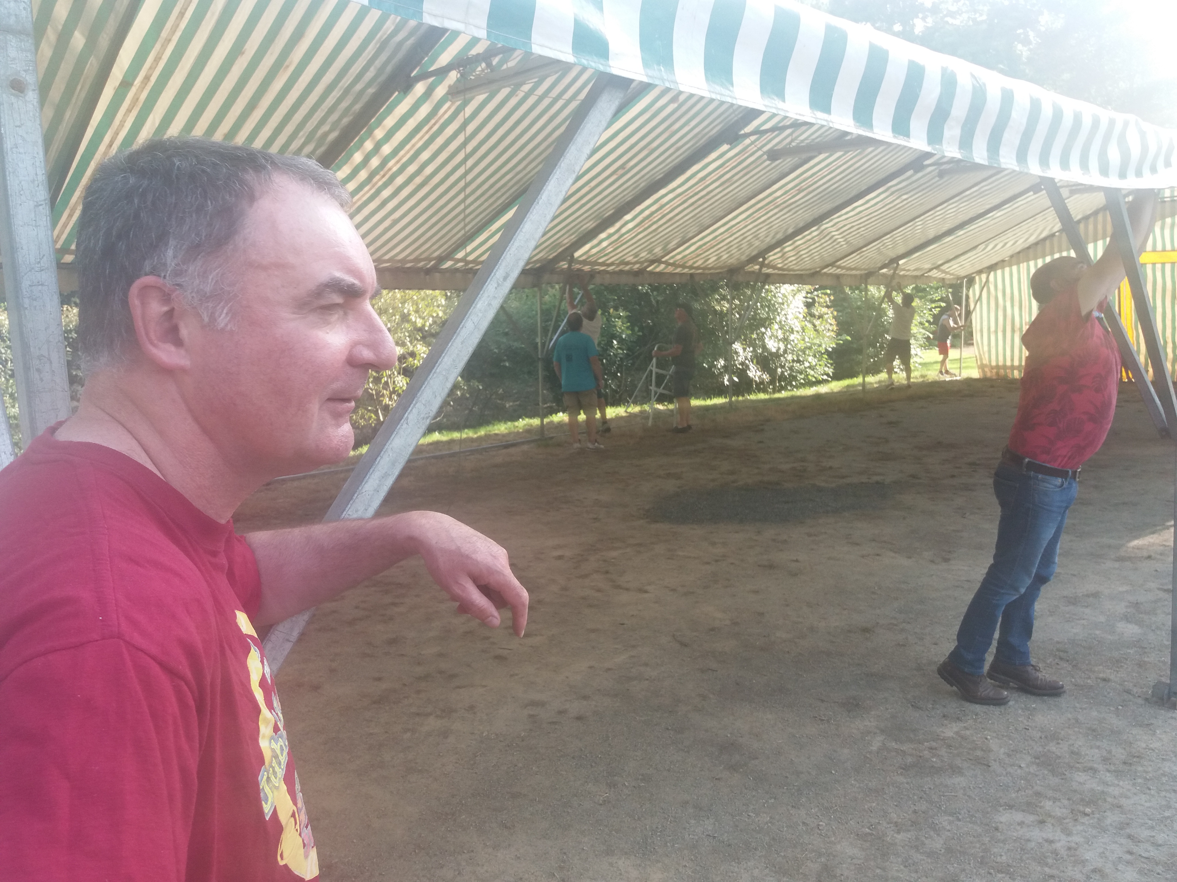 Montage du chapiteau 2019 12 