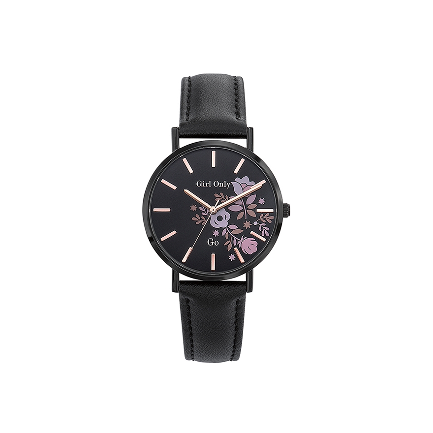 Montre go girl only black and pink 699008