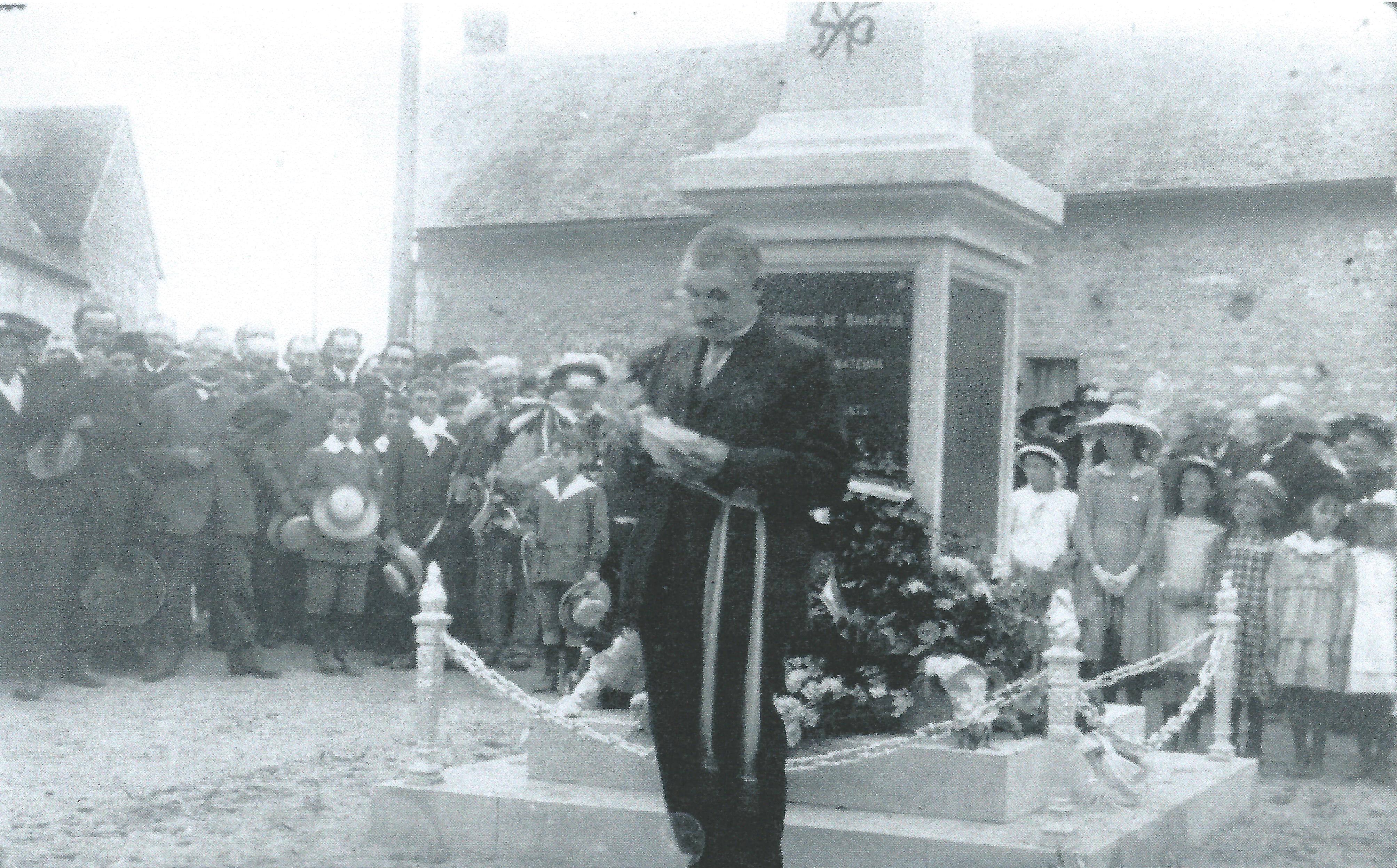 Bouafles inauguration du monument