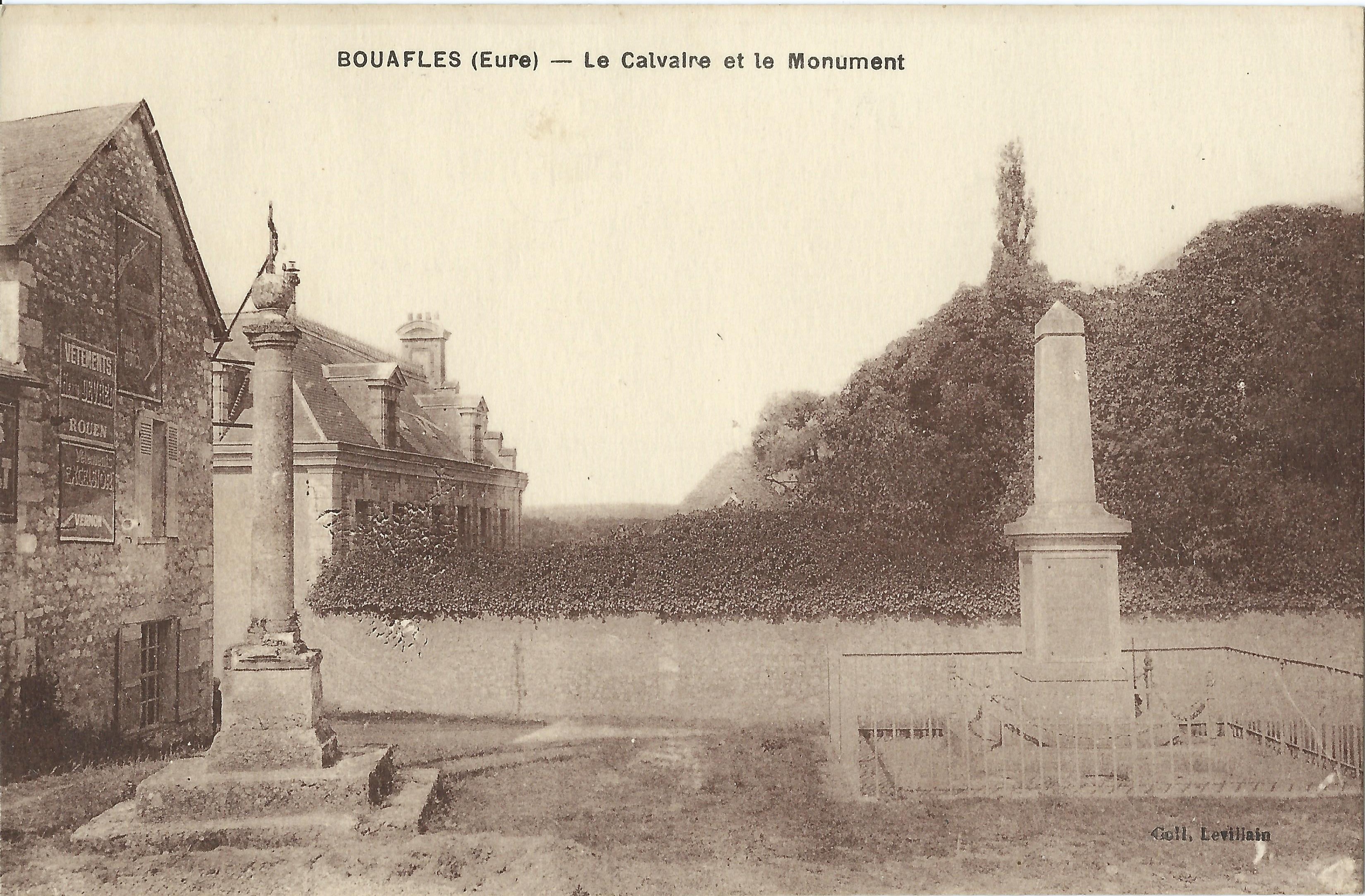 Bouafles le monument et le calvaire