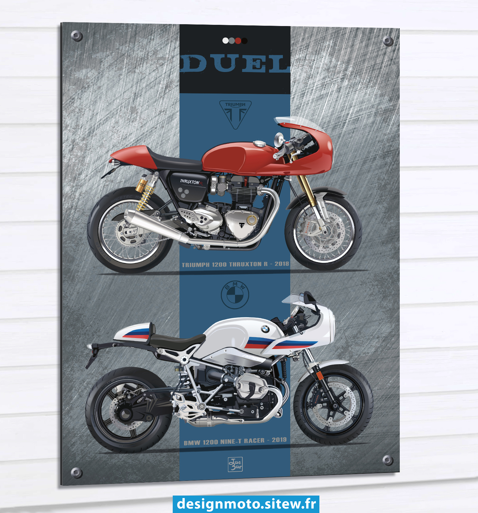 Tableau-moto-duel-Tri-BMW