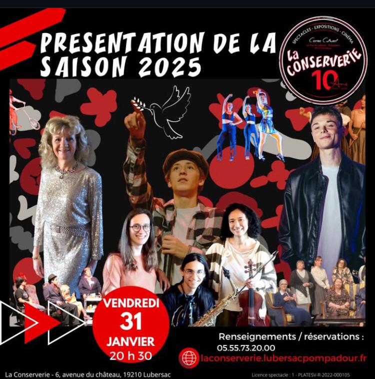 Affiche la conserverie presentation de la saison 2025 2025 01