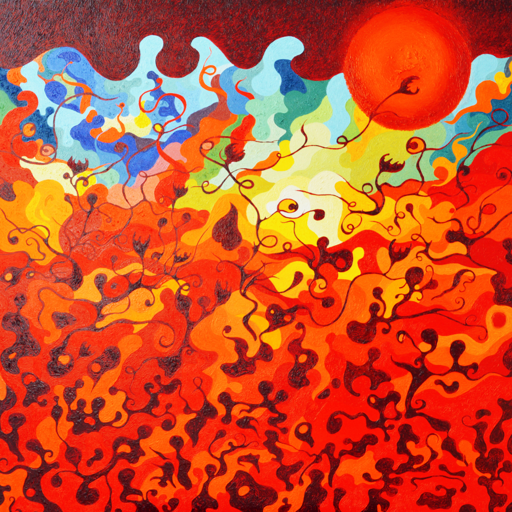 Hades 130 x 130 cm bd 