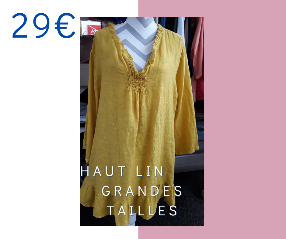 Haut lin xl
