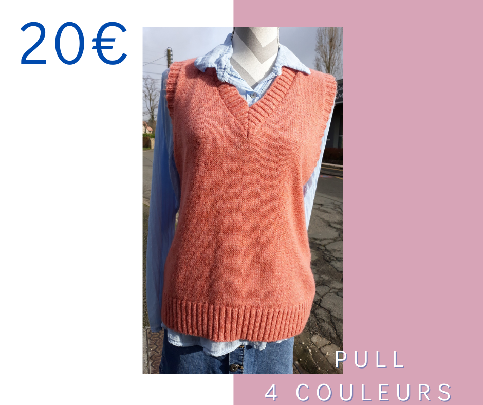 Pull sans manche