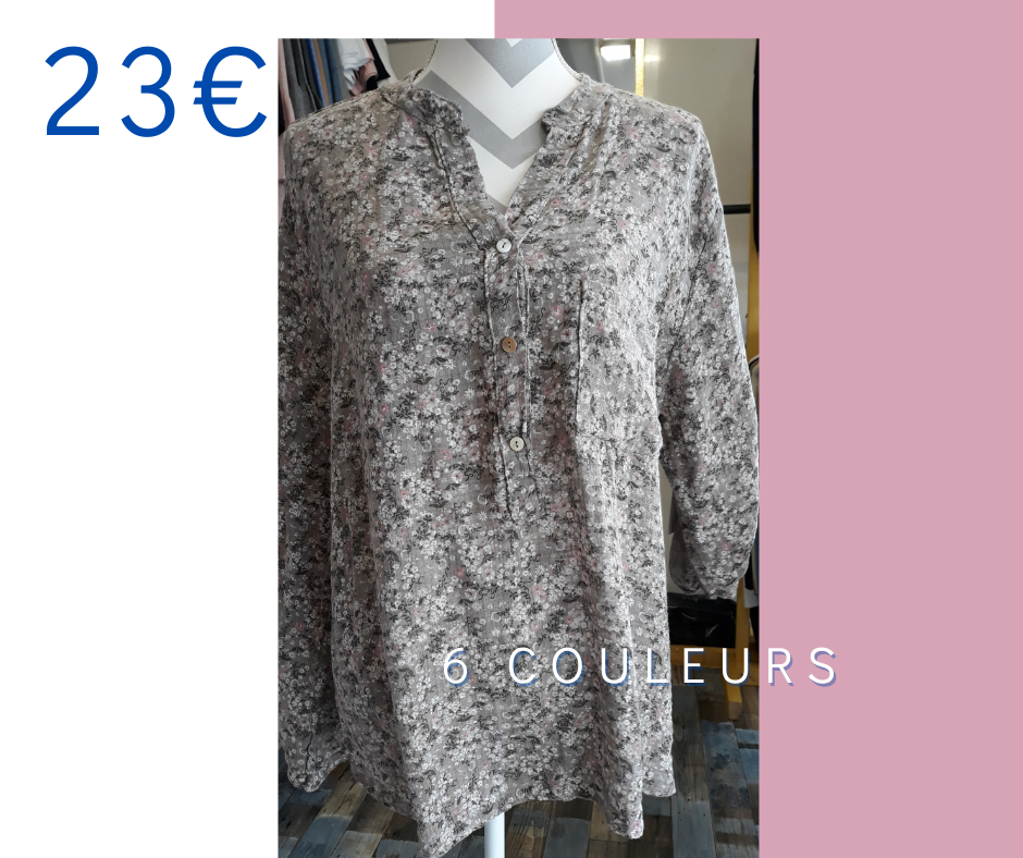 Blouse fleurie