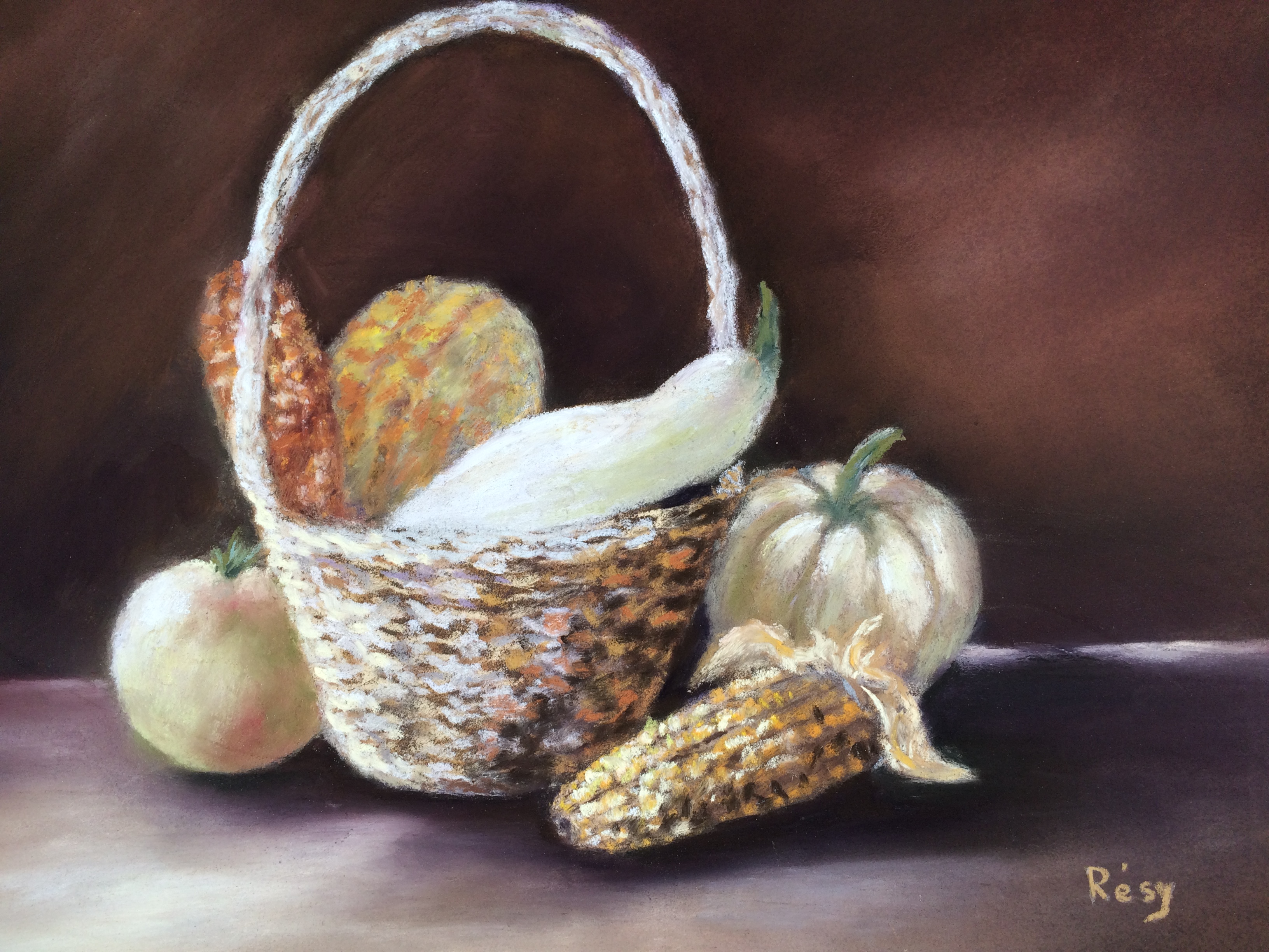 Panier aux coloquintes