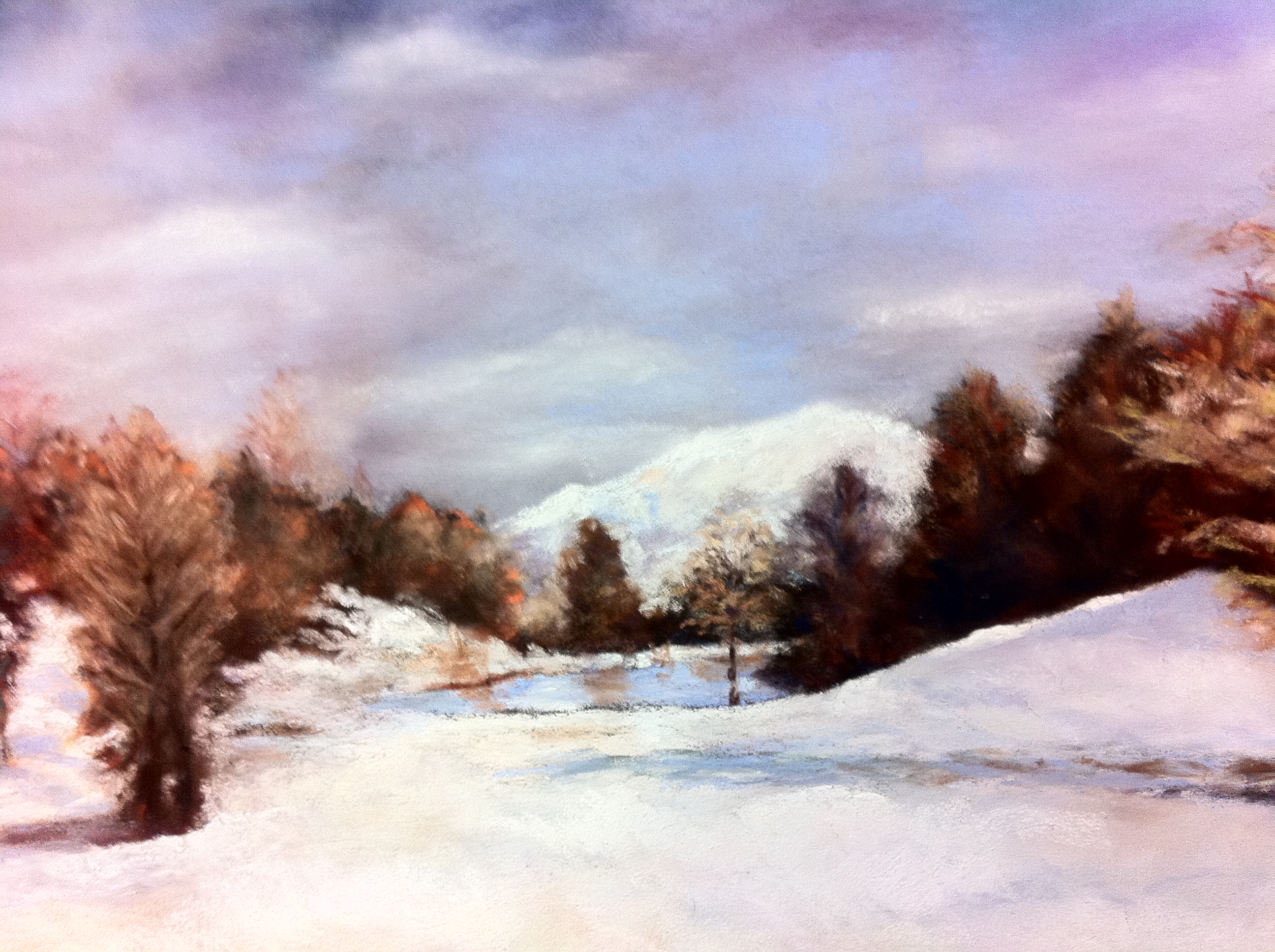 A paysage de neige