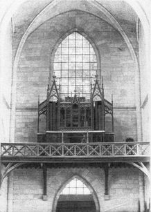 + Abbatiale de CORBIE, Tribune, 1865 / Photo : Merci à Françoise P.