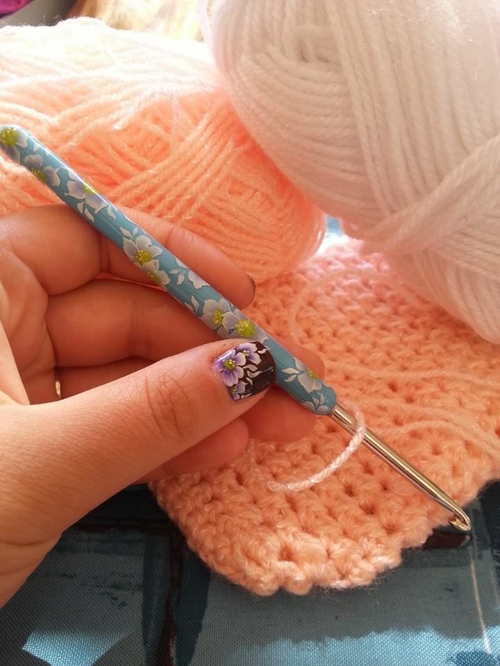 Crochet laine one stroke 2