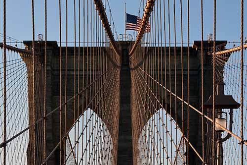 New york brooklyn bridge arch john augustus roebling copie