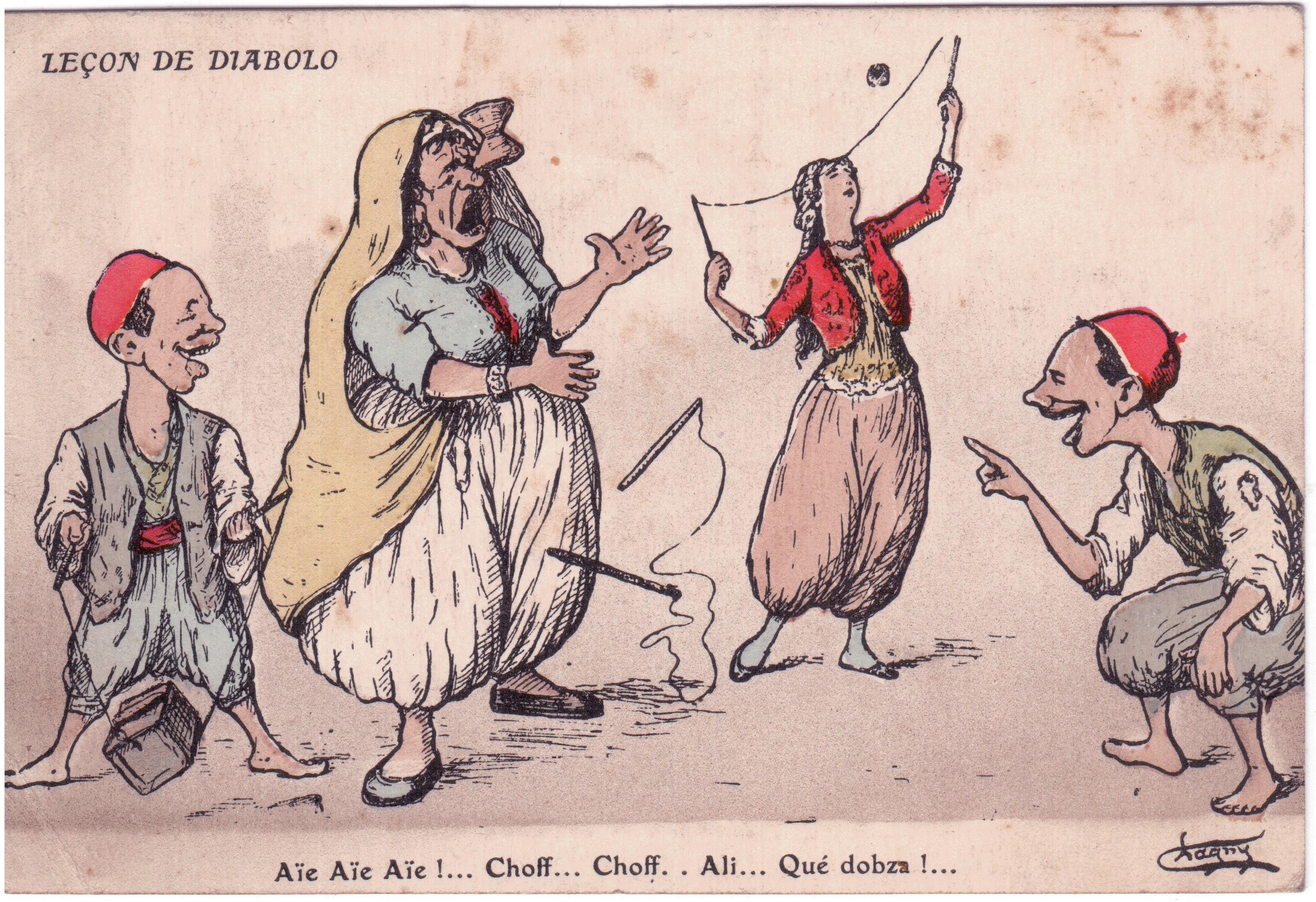Lecon de diabolo algerie debut 1900