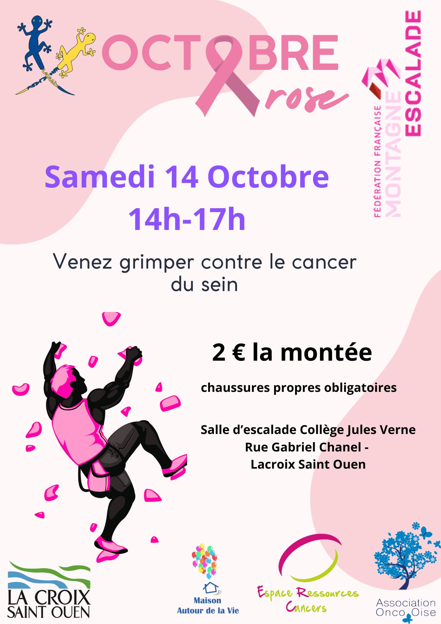 Octobre Rose : Ouvert à tous, adhérents et non adhérents !