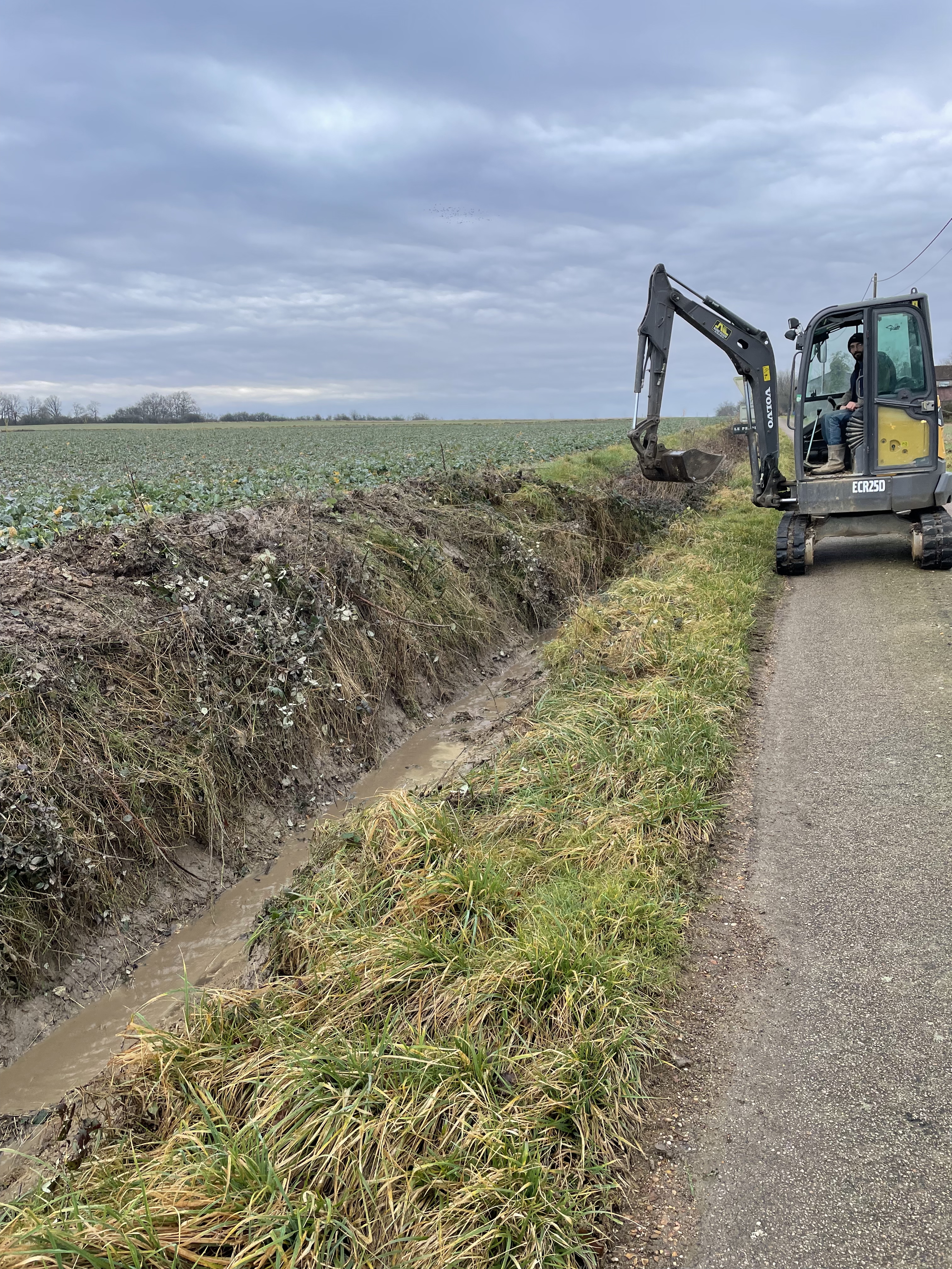 Travaux de voirie aux Peupliers