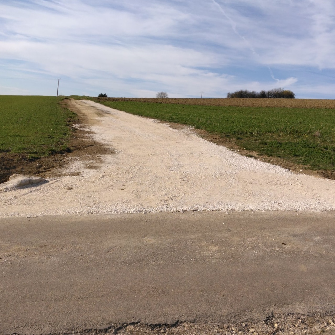 Travaux de voirie à Sainte-Colombe