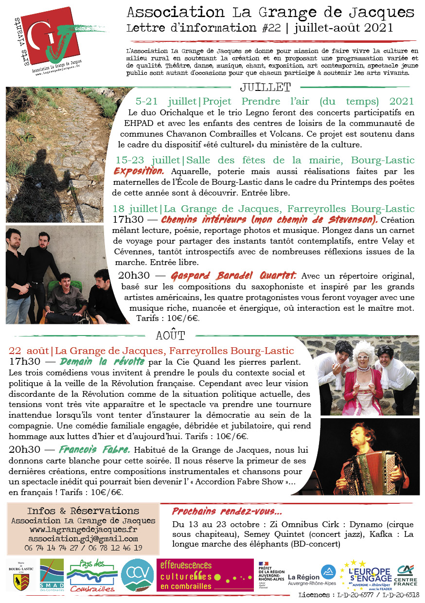 GDJ Newsletter-22 juillet-aout-2021