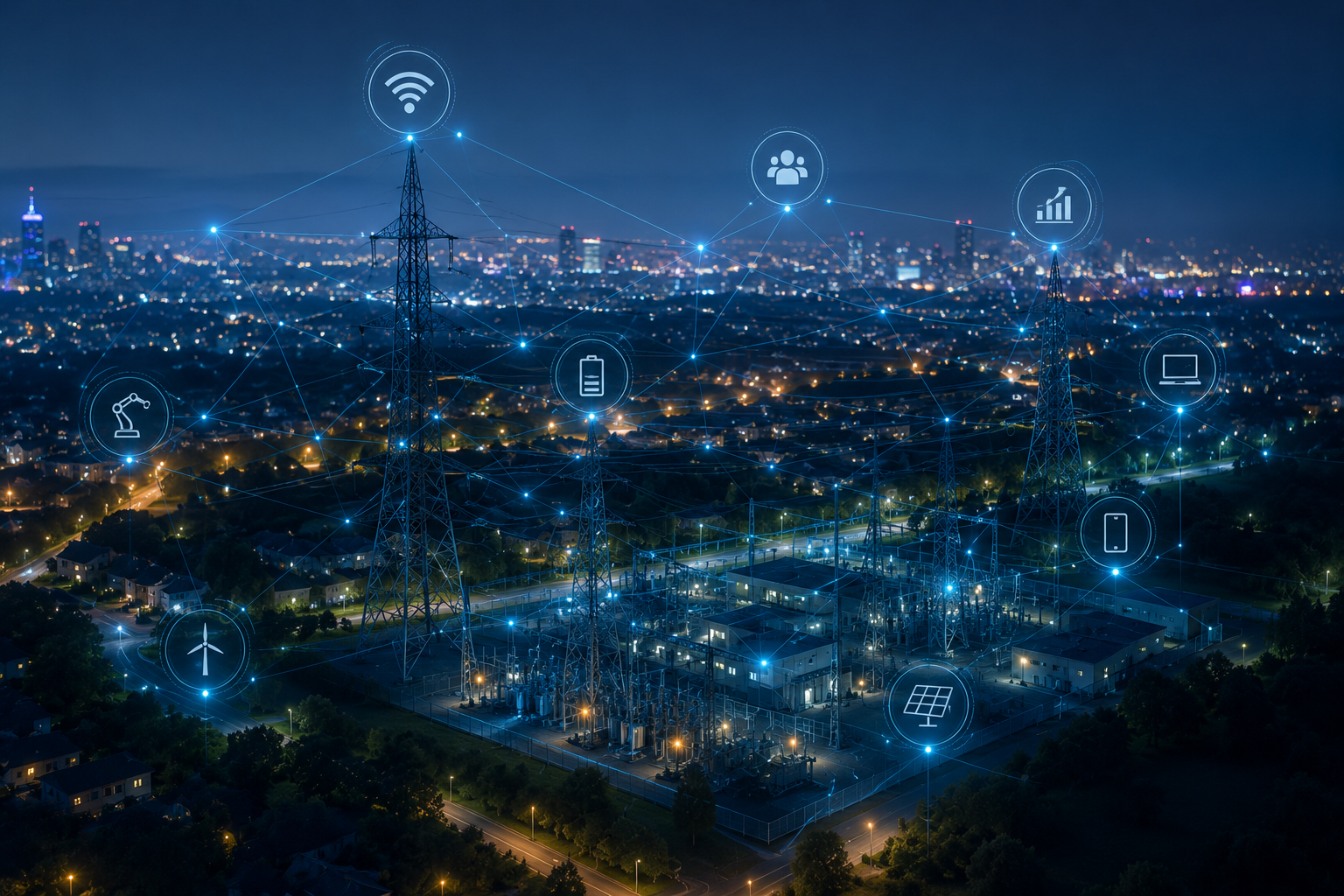 Digitalisation des réseaux : pilotage intelligent de la distribution et déploiement de l'IoT à grande échelle. 
