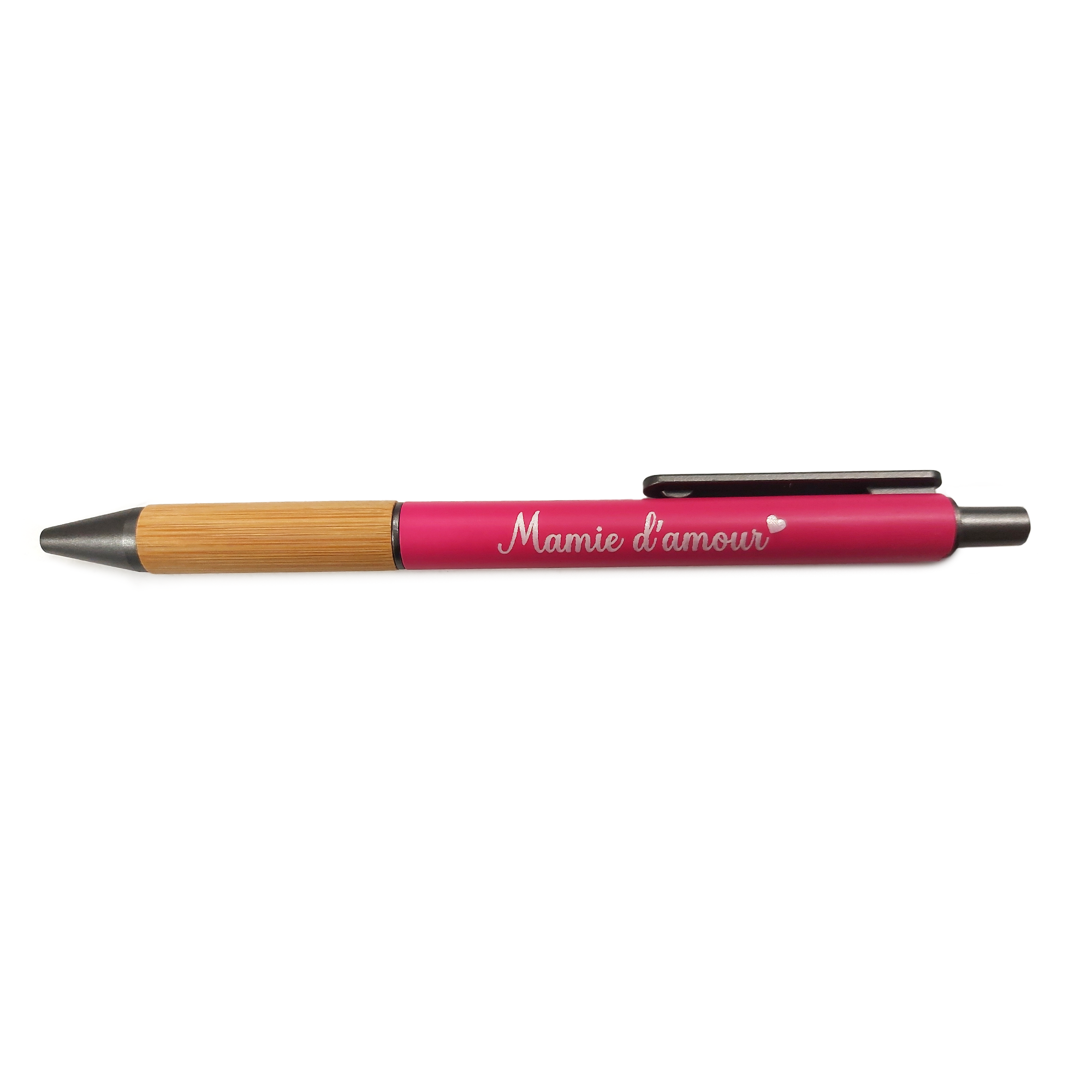 Stylo rose mamie