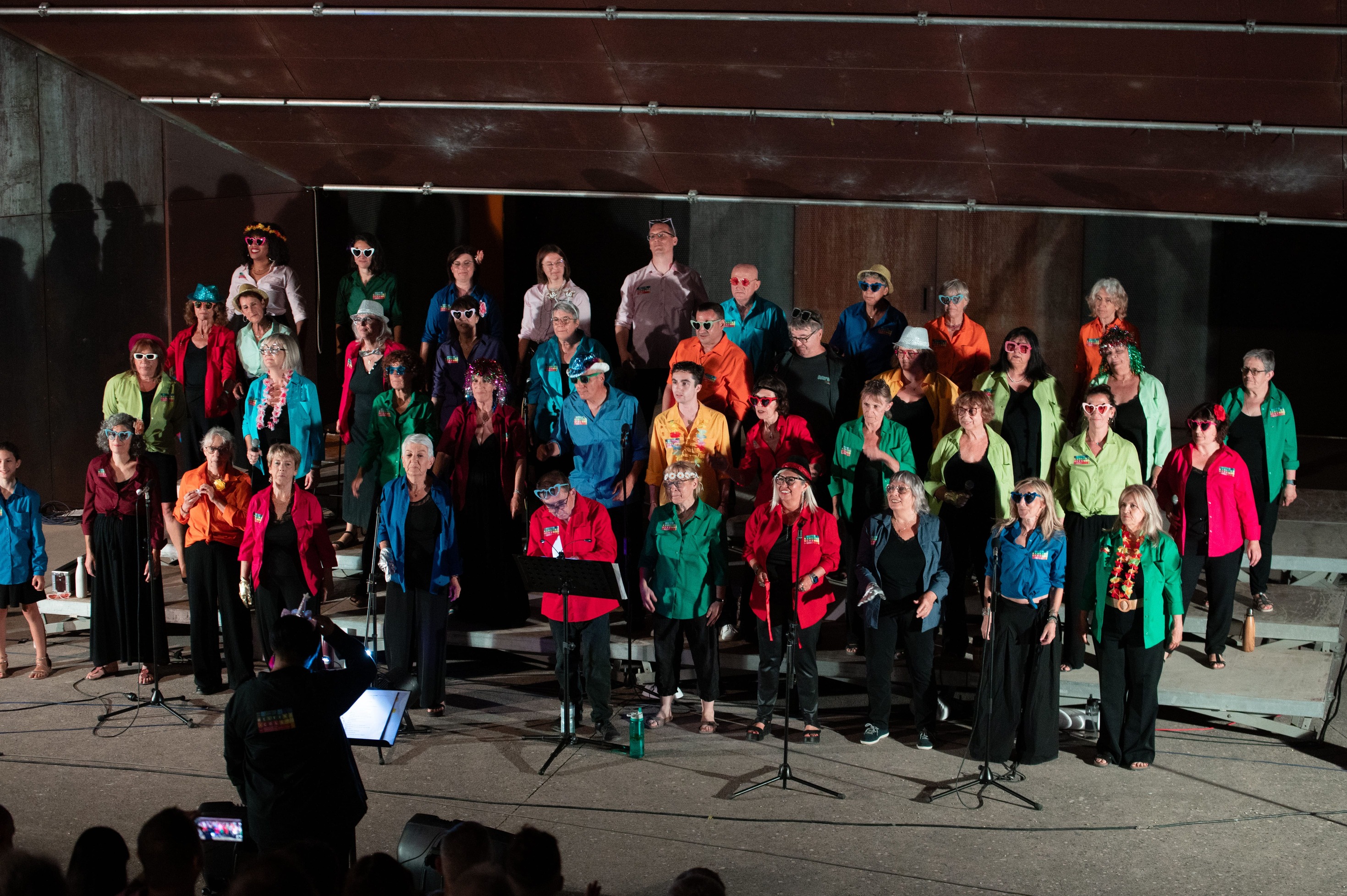Le choeur de Melting Colors en concert