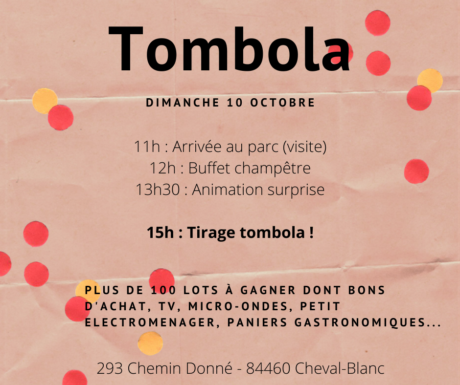 Programme tombola