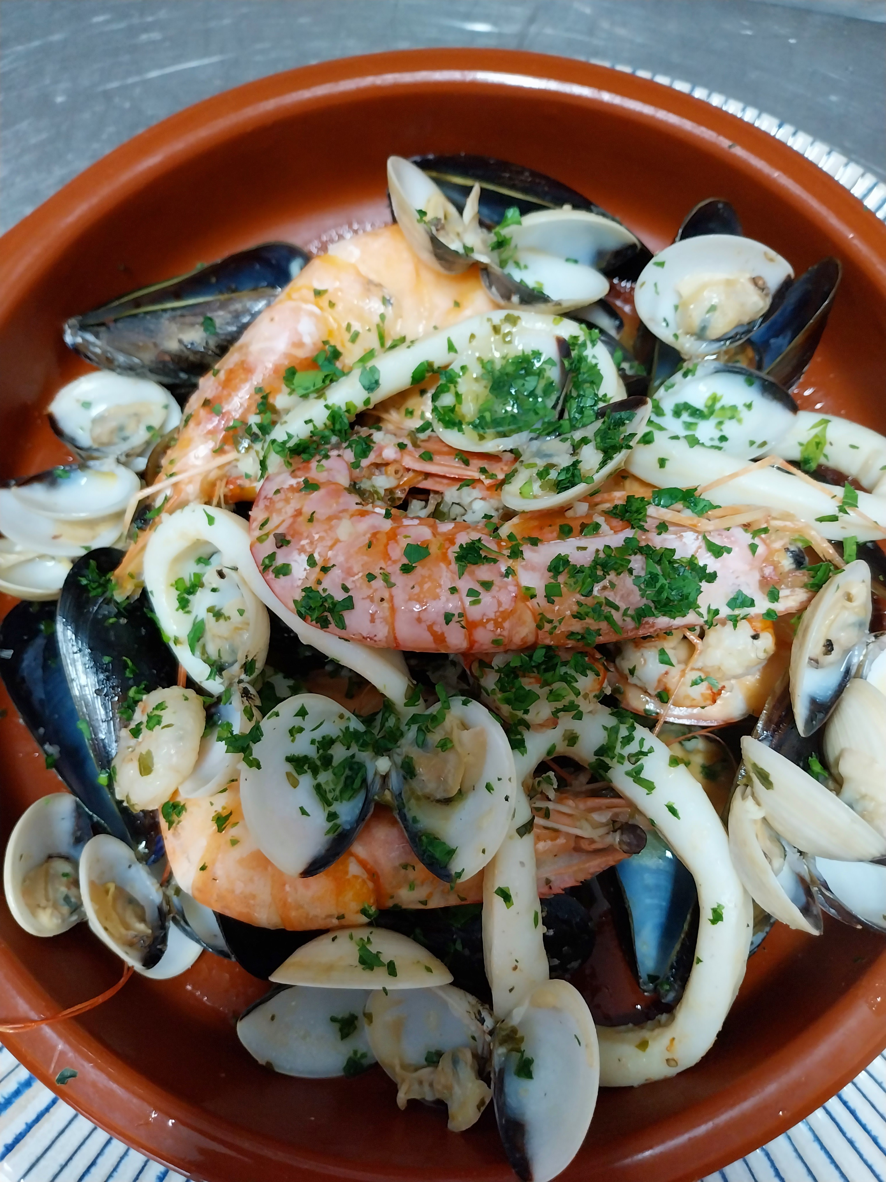 Cassolette de fruits de mer