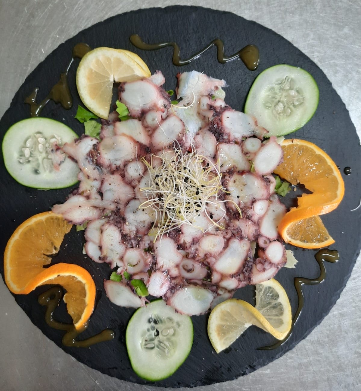 Carpaccio de poulpe