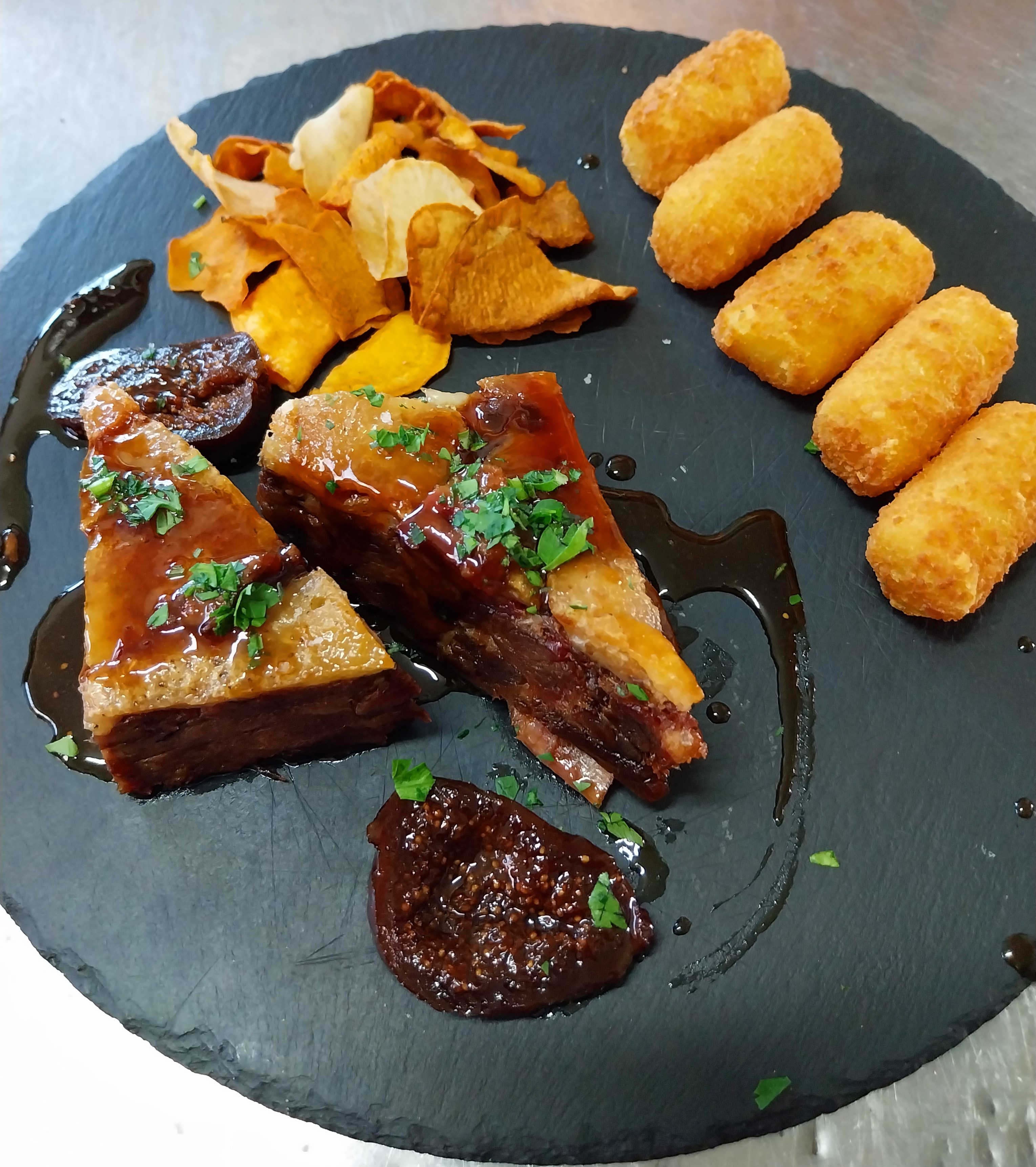 Canard sauce a la figue