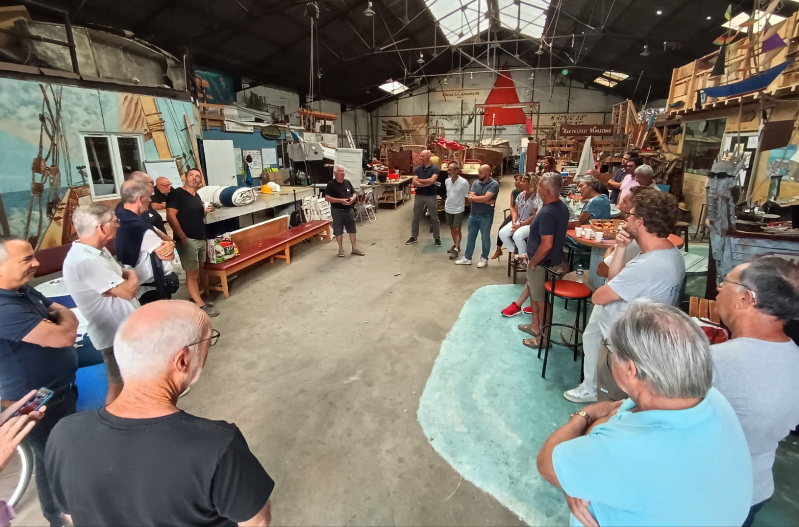 Presqu'île-Pro en visite chez les Vieux Gréements