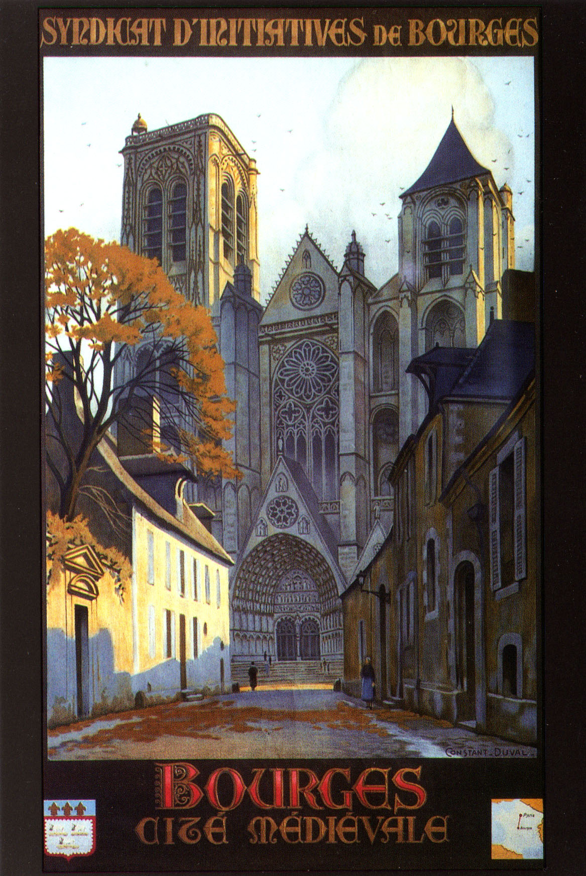 2001 affiche du syndicat d initiative par constant duval